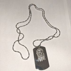 3/$20 Men's Army Tag and Pendant Chain set